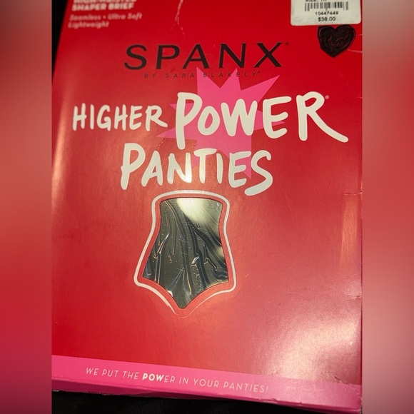 SPANX Red and Black Higher Power Panties Shapewear - Picture 9 of 10